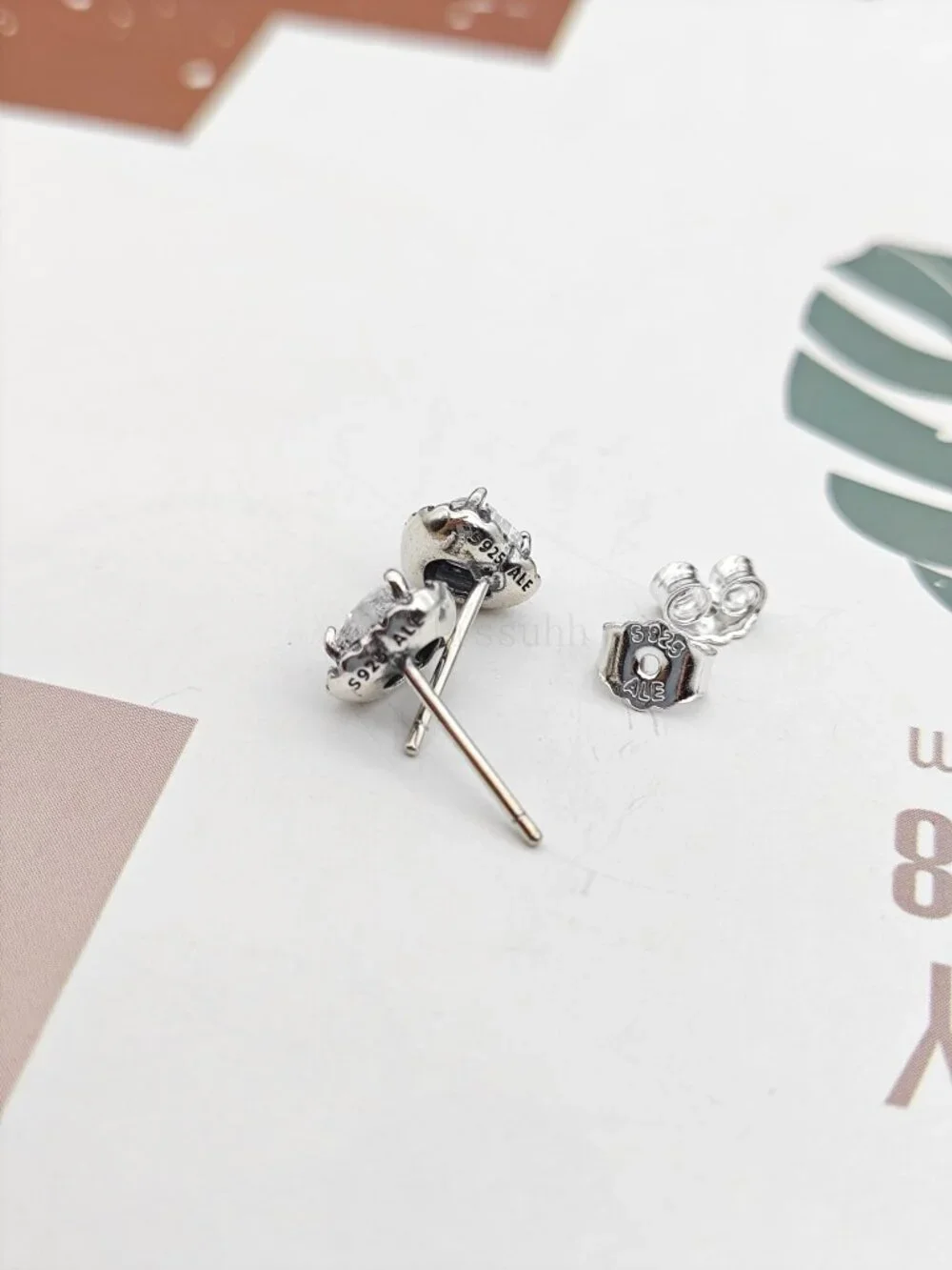 Pandora Elevated Heart Stud Earrings